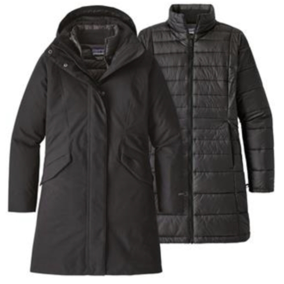 Patagonia Vosque 3-in-1 Parka Black Medium - Picture 6 of 7